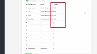 VoIP Portal - Auto Attendant Configuration