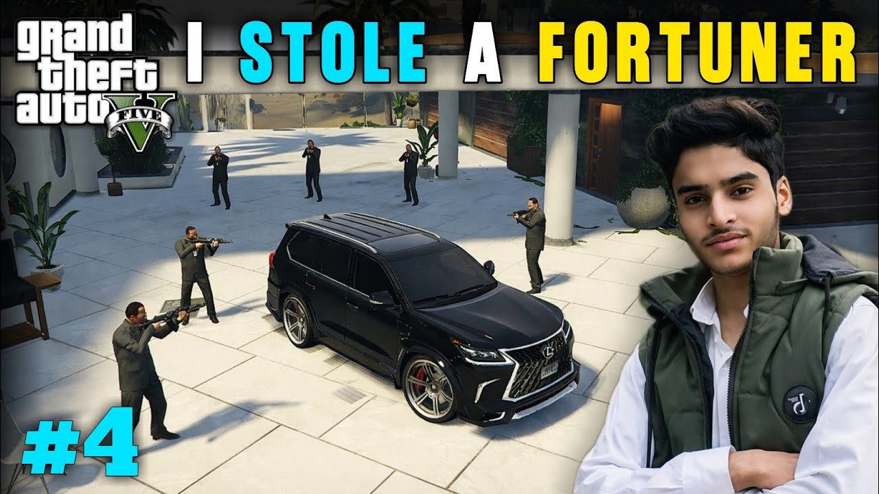 I STOLE A LUXURY FORTUNER | GTA V GAMEPLAY #4