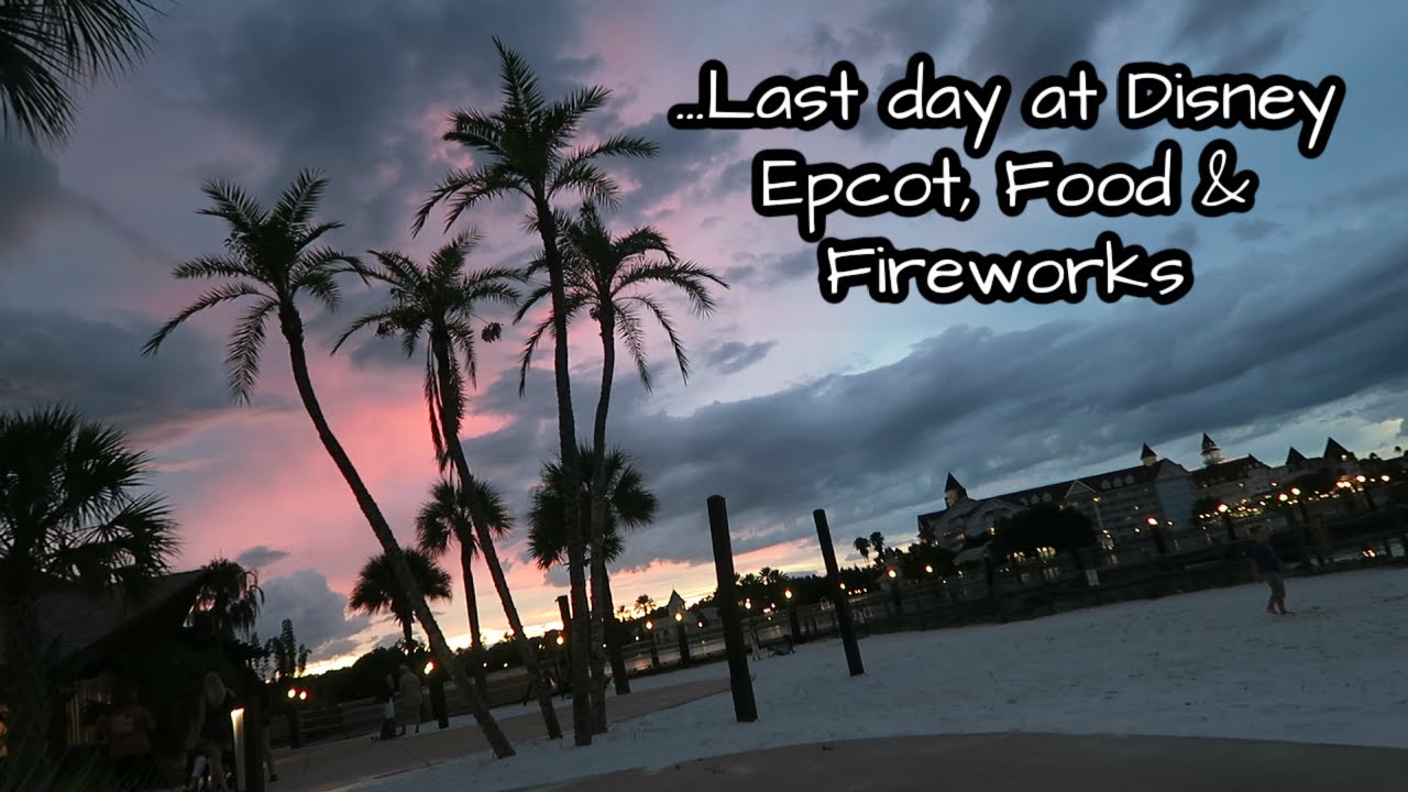 Last Day at Disney||Checking into POP||Lunch at Epcot & Fireworks from the Polynesian Resort||July