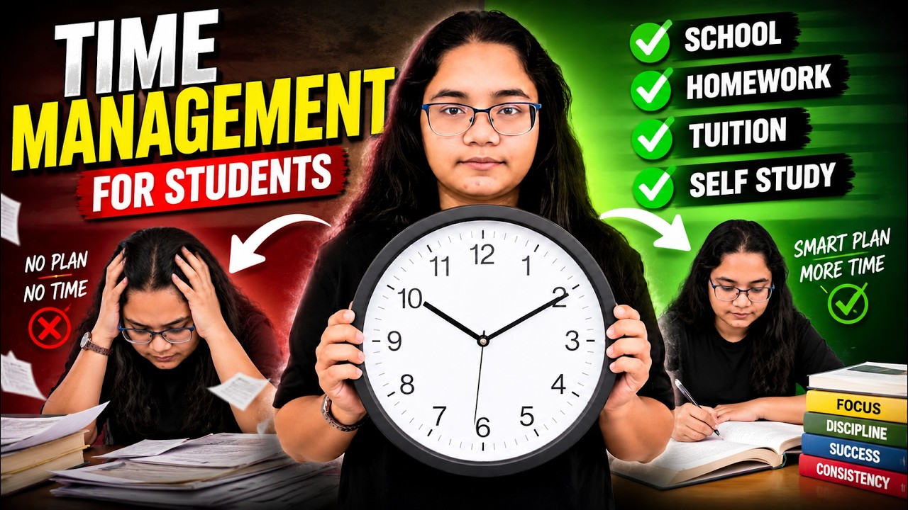 Time Management Tips for Students | How to Manage School, Homework, Tuition & Self Study?