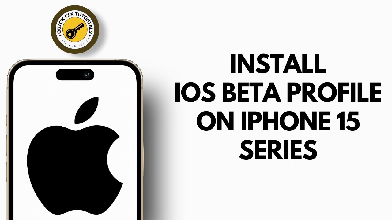 How to Install iOS Beta Profile on iPhone 15 Series - YouTube