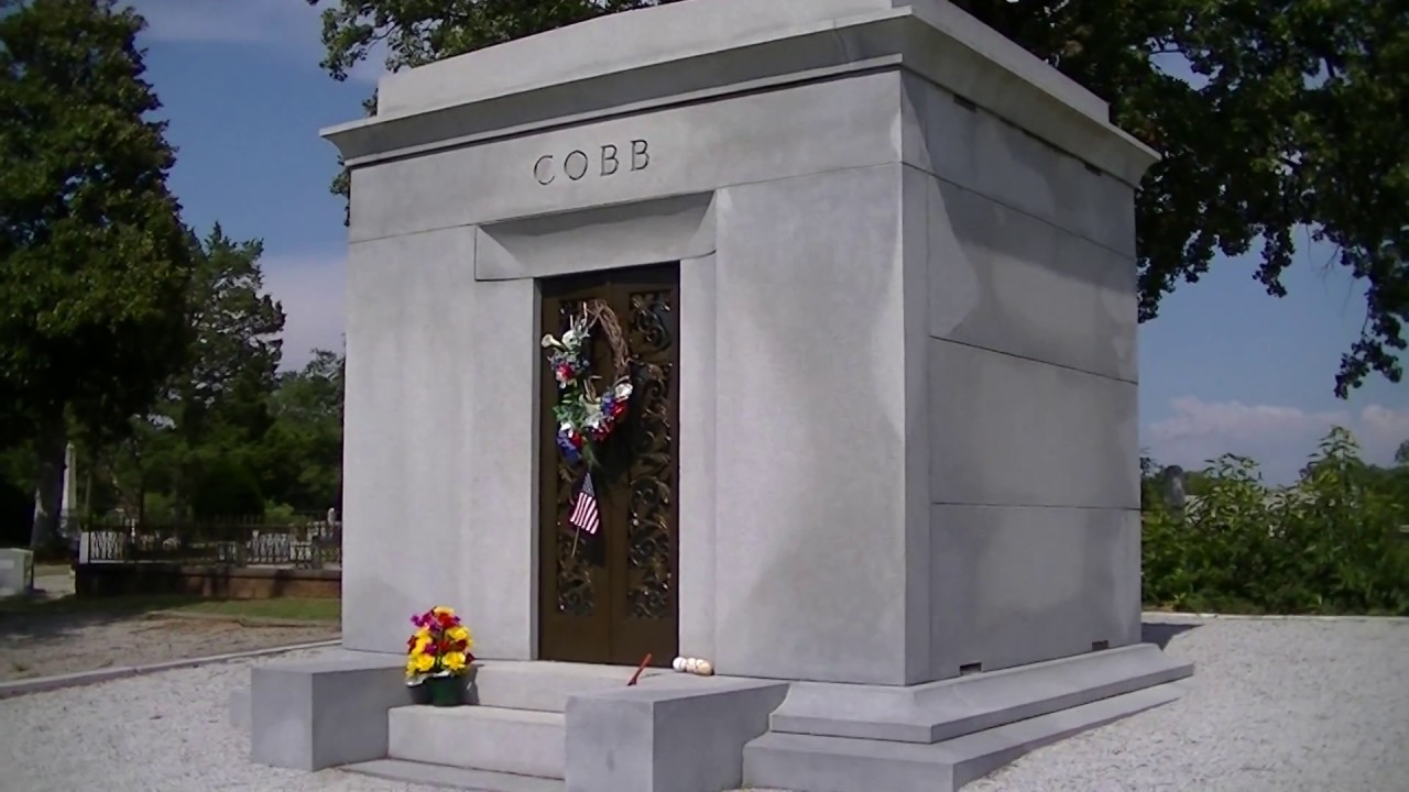 Ty Cobb grave Royston,Ga. YouTube