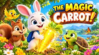 The Little Rabbit and the Magic Carrot #AnimalStories #StoriesForKids #KidsVideos #MagicCarrot