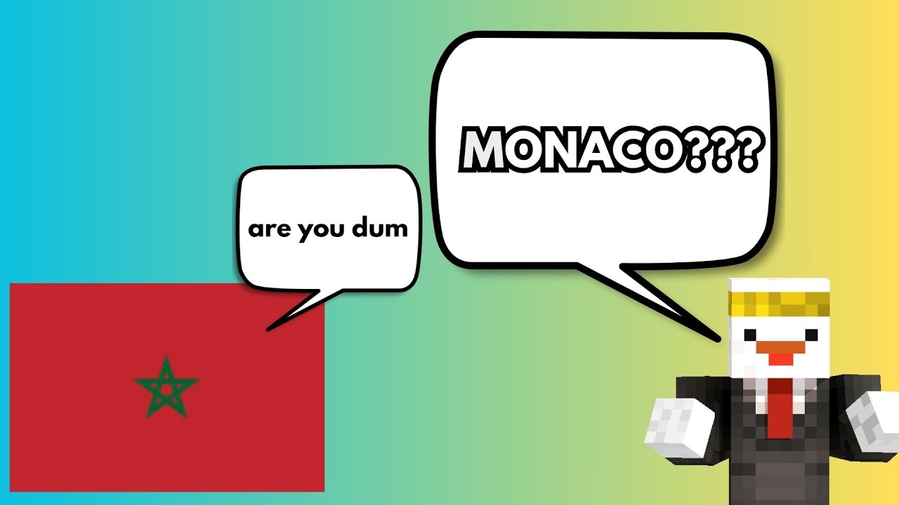 Minecraft Youtuber names the world's flags.