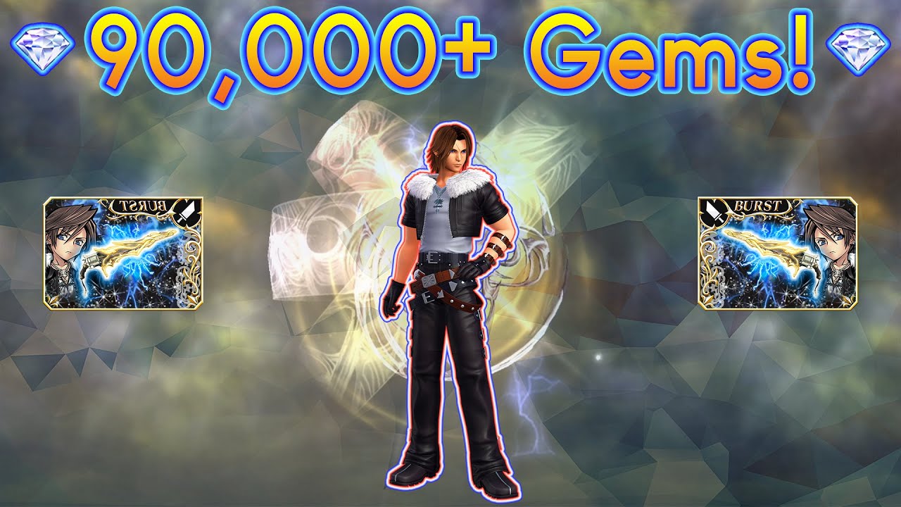 *90,000+ Gems* I'M NOT STOPPING UNTIL I PULL SQUALL'S BURST! | Dissidia Final Fantasy Opera Omnia
