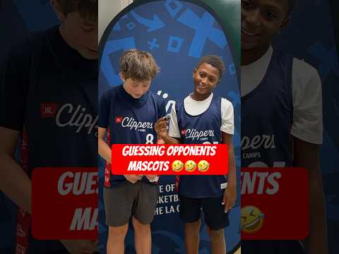 Jr. Clippers campers guessed some of our opponents’ mascots 🤣 #shorts