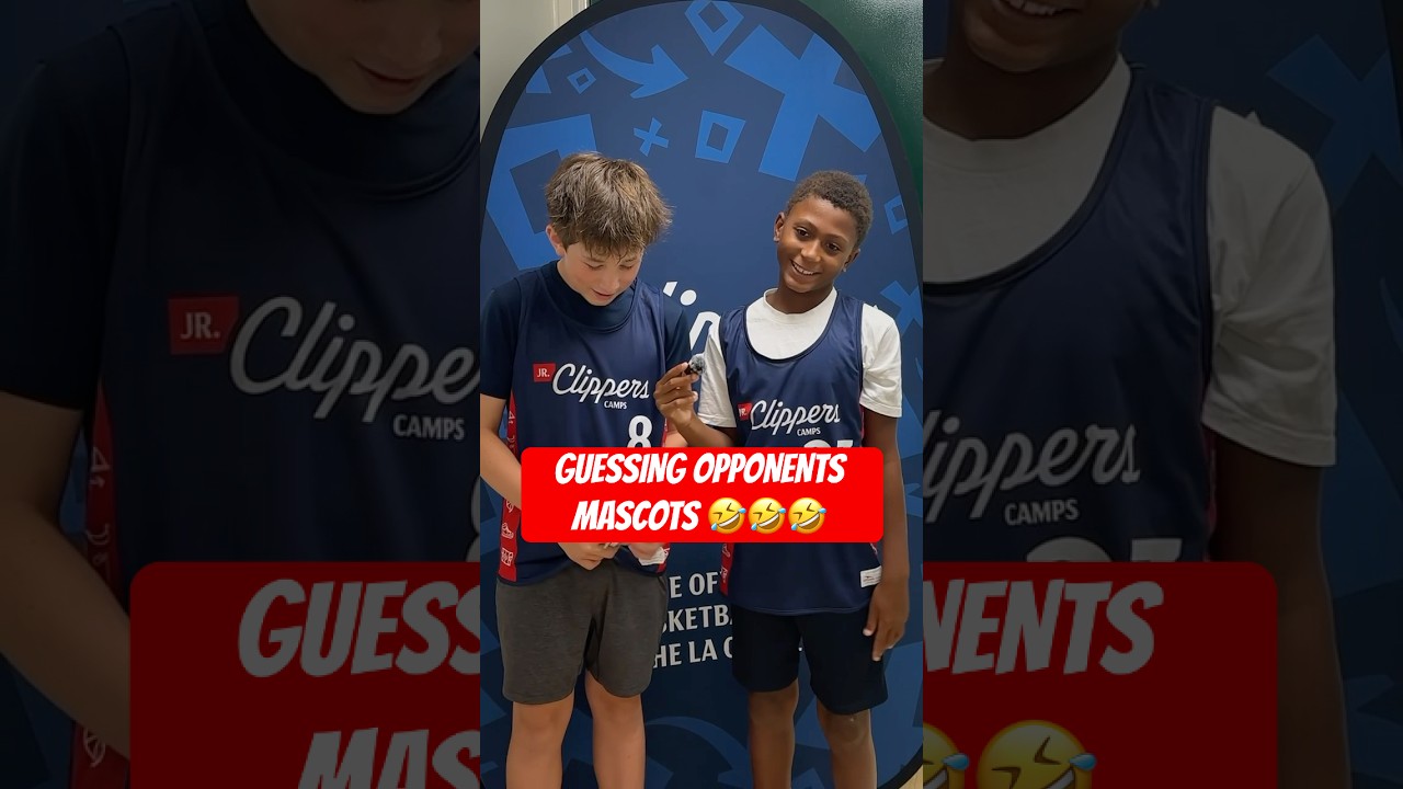Jr. Clippers campers guessed some of our opponents’ mascots 🤣 #shorts