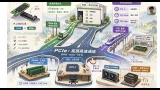 一条视频讲清楚:NVMe、PCIe、CXL 到底是什么关系?