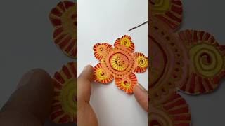 Paint a henna inspired #watercolorpainting #cardcreations #makeacard #miniart #art #diy #watercolor