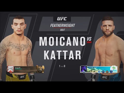 Renato Moicano vs Calvin Kattar fight footage