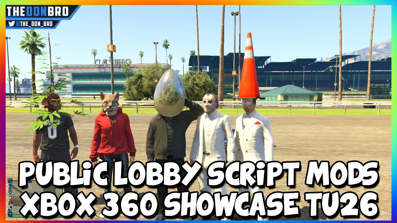 GTA 5 ONLINE - INSANE XBOX 360 PUBLIC LOBBY SCRIPT MOD BYPASS - SCRIPTS SHOWCASE (GTA 5 MODS)
