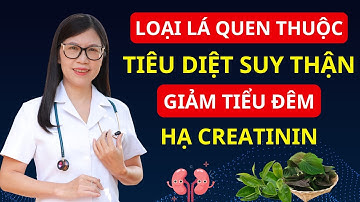 1 Loại Lá Giúp TIÊU DIỆT SUY THẬN, Hạ Creatinine, Hết Tiểu Đêm, Ngủ Ngon Sâu Giấc
