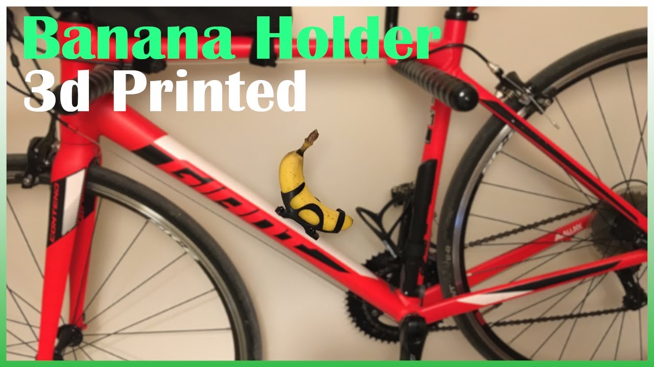 3D Printed Banana Holder for Cyclist 🚴‍♂️🍌 YouTube