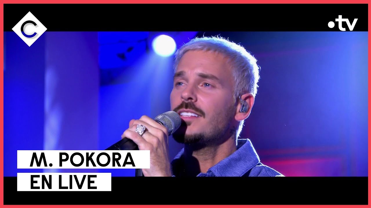 M. Pokora en live sur la scène de C à vous - 14/11/2022