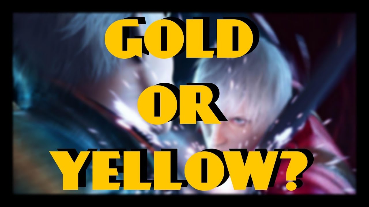 GOLD OR YELLOW ORB?  Devil May Cry 3 