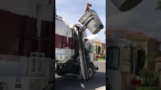 Burrtec Garbage Truck On Recycle ♻️ #shorts #viral #tiktok