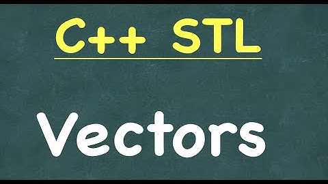 Vector | C++ STL (Standaard sjabloonbibliotheek) | std::vector