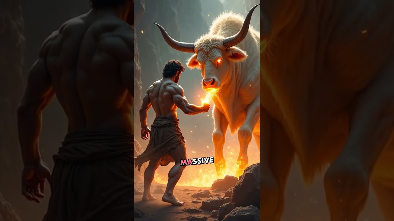  THE CAPTURE OF Cretan BULL...Hercules's Seventh Labor: The Hidden Truth About Redemption and Power