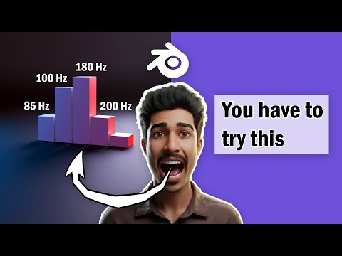 How to Make an Audio Visualizer in Blender 2025 - in 3 minutes #blender