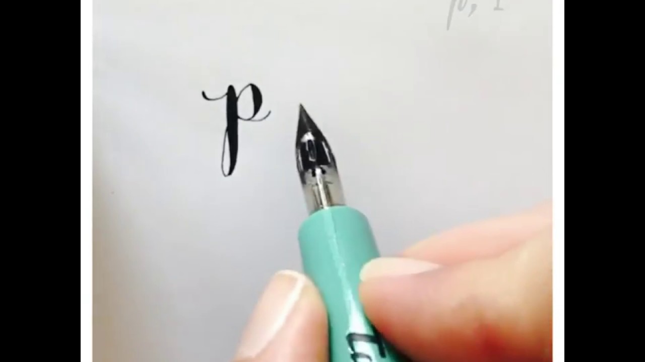 Practice your modern calligraphy with a full alphabet – Pen Pusher