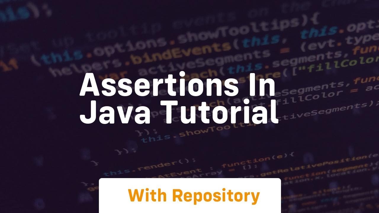 Assertions in java tutorial - YouTube