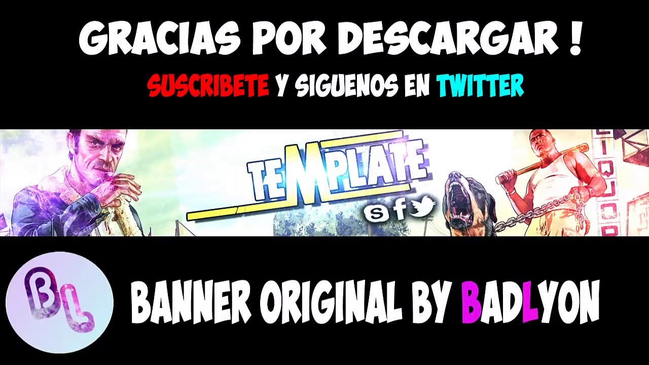 Free | GTA BANNER TEMPLATE | By BadLyon