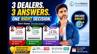 3 Dealers. 3 Wrong Answers. How AI Picks the RIGHT AC for You — SmartCompare™AC-DSS-HP001