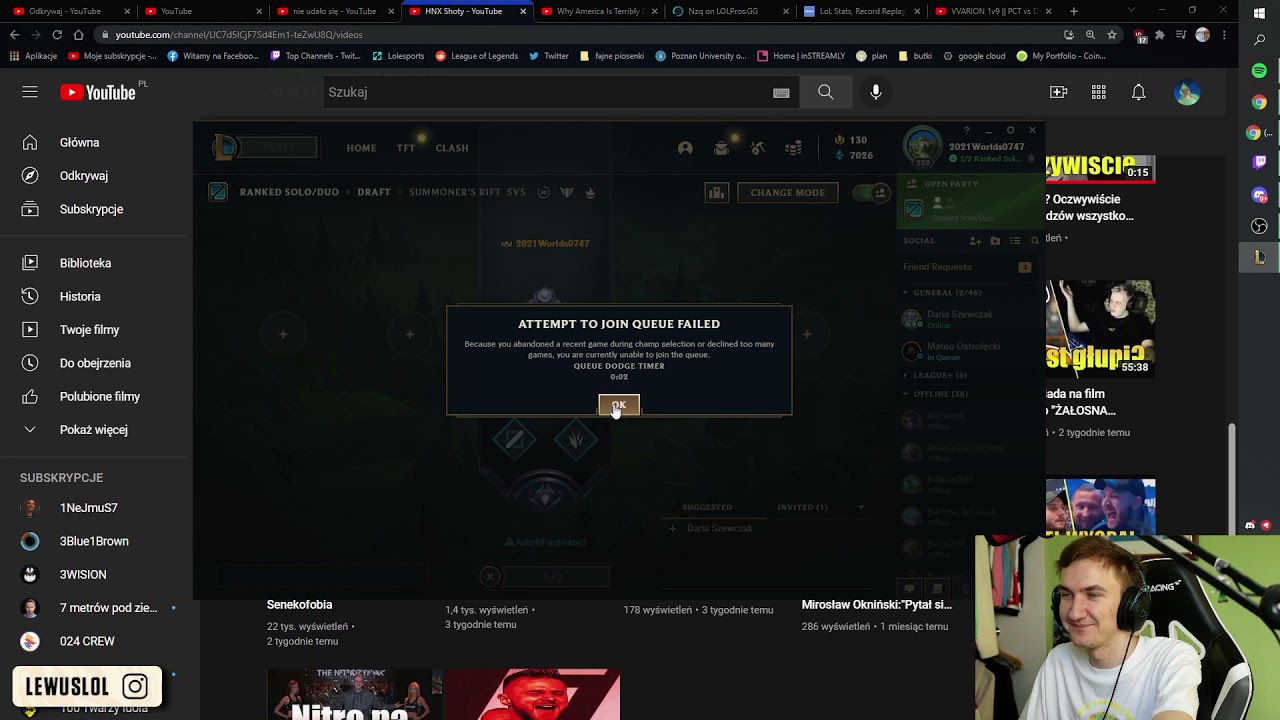 Lewus jest prawiczkiem?