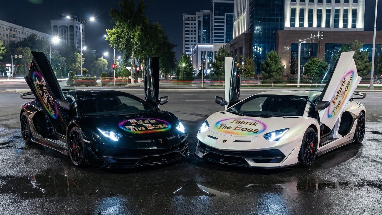 Music: Lamborghini Aventador SVJ по ночному Ташкенту. 