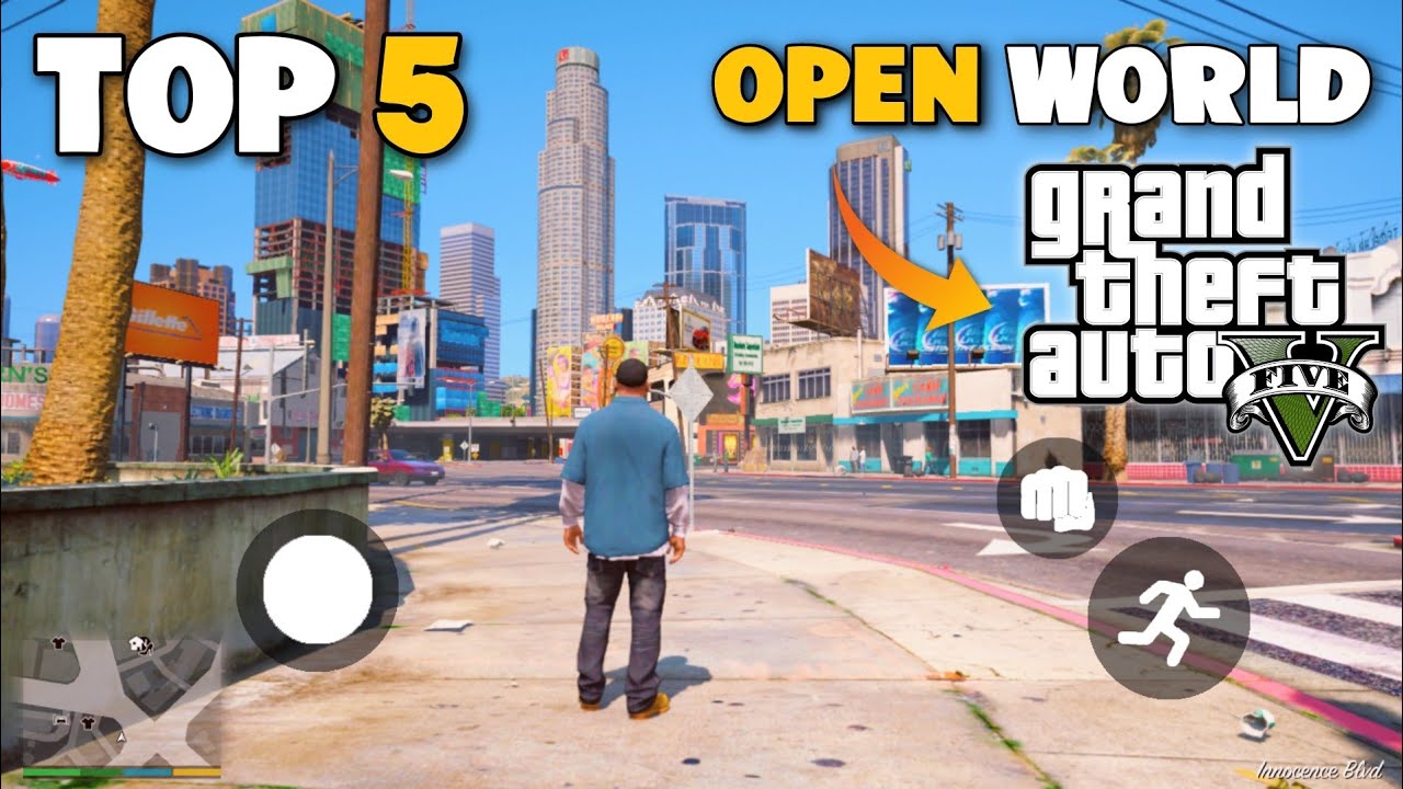 Top 5 New Open World Games Like GTA For Android 2023 | High Graphics ...