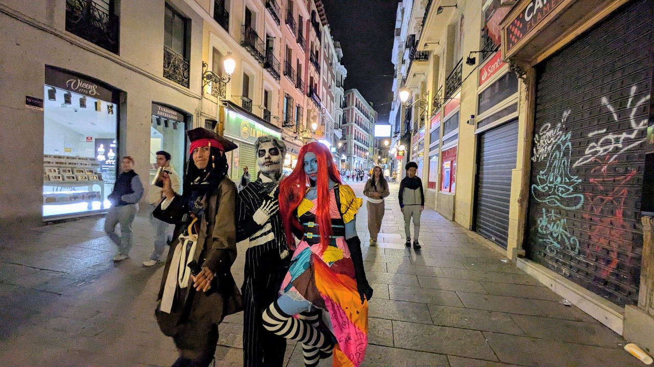 🎃 Halloween Nightlife in Madrid (2025) 🎃 Walk