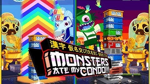 Monsters Ate My Condo iPhone/iPad Gameplay (Universal App)