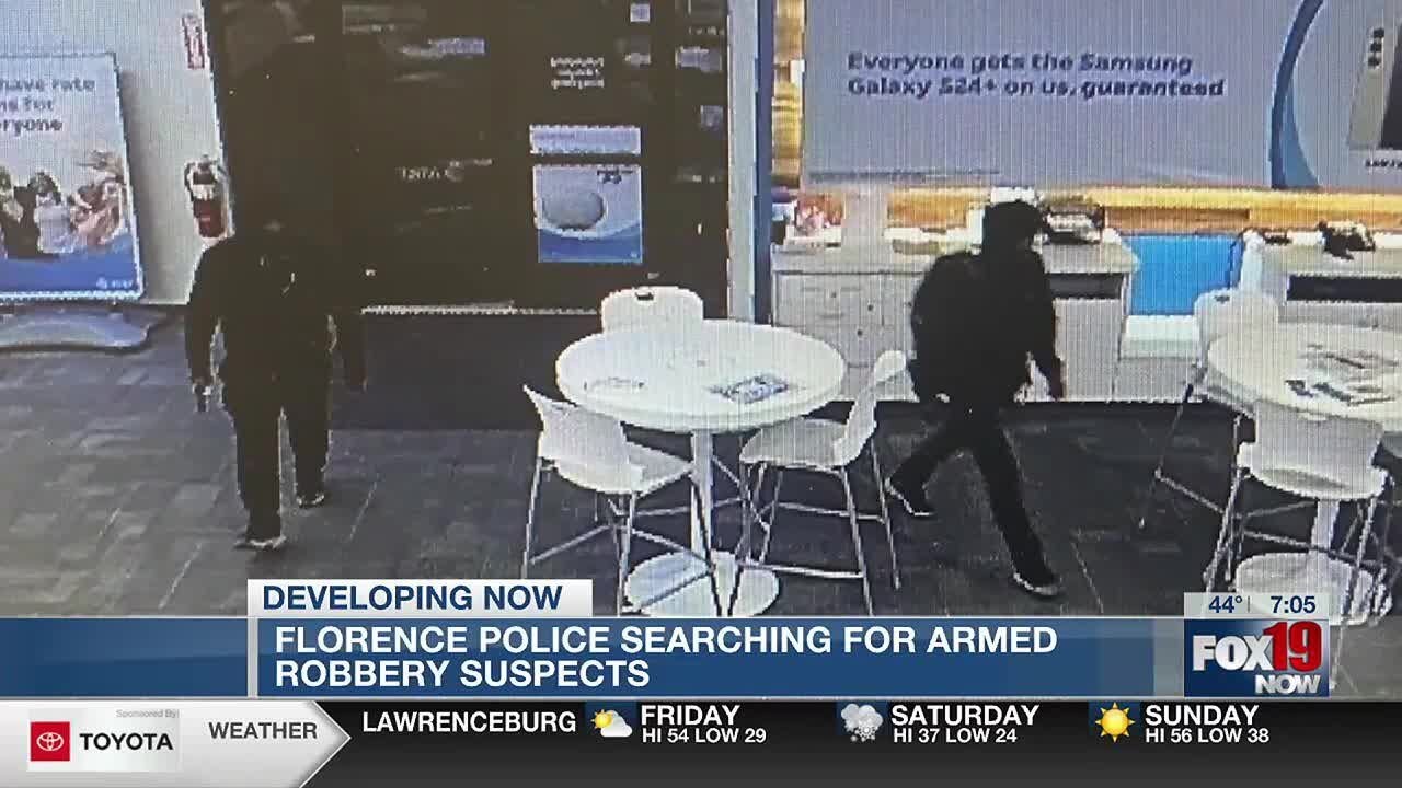 Florence police searching for armed robbery suspects - YouTube