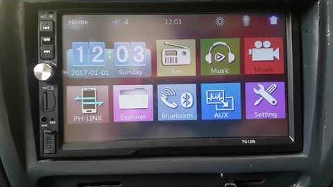 Head Unit How to Adjust Saturation in Double din 7012B