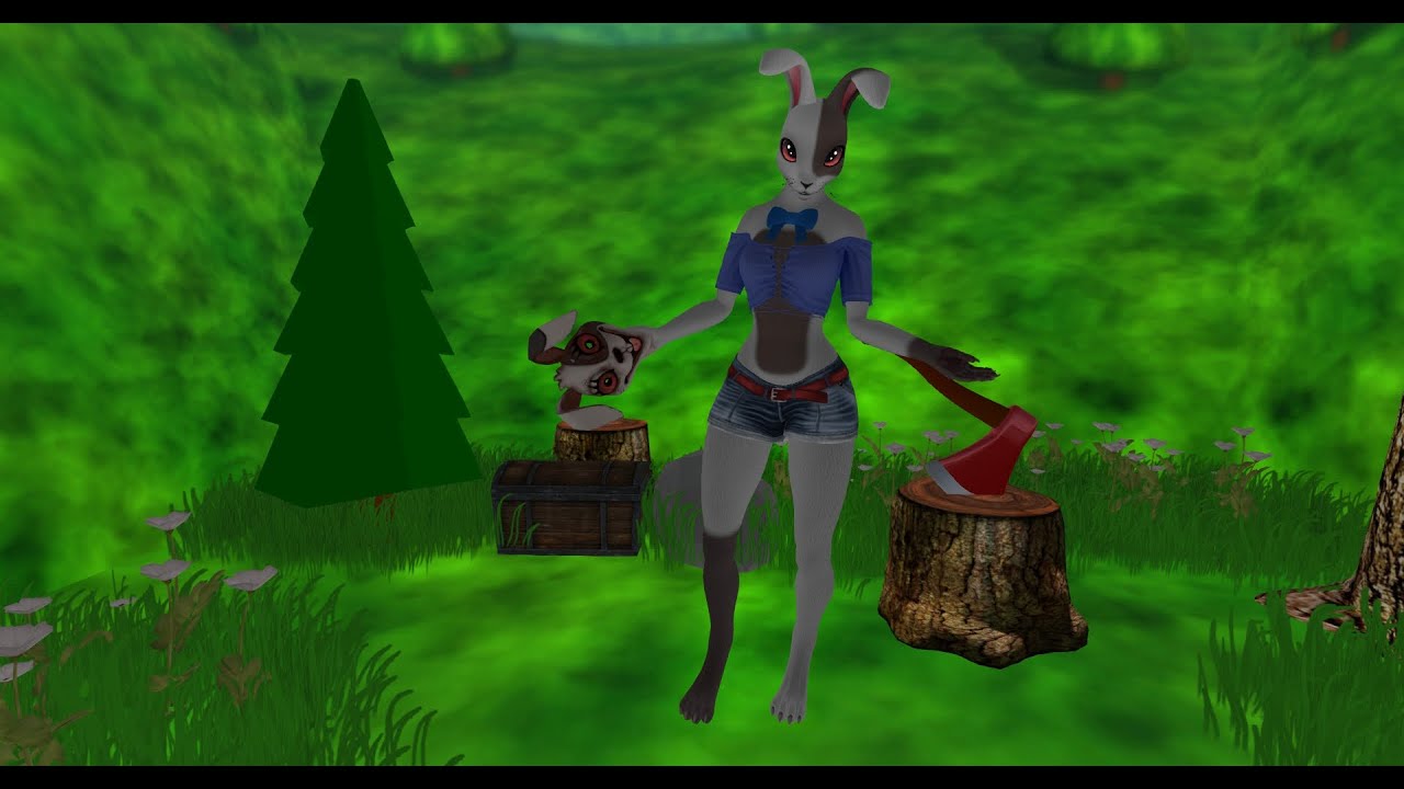 JOMO Rabbit W Happy Paws Foxcat Head - YouTube