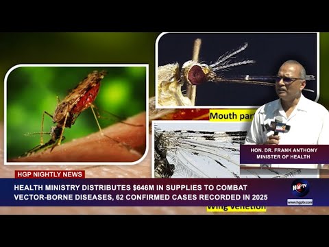 HEALTH MINISTRY DISTRIBUTES 6M IN SUPPLIES TO COMBAT VECTOR-BORNE DISEASES, …………..