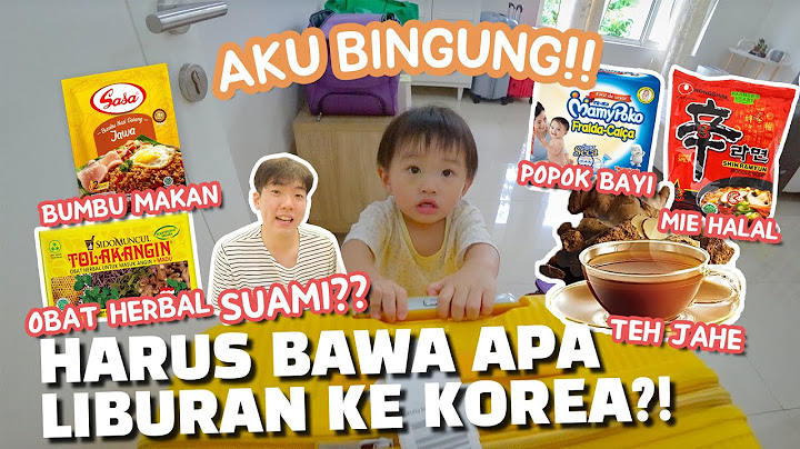 HARUS BAWA APA WAKTU JALAN JALAN KE KOREA?🇰🇷 AYO SIAP SIAP BERSAMA!😆