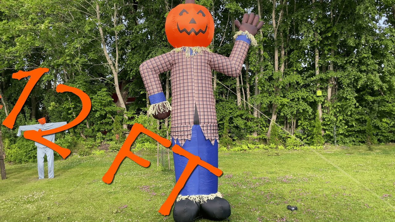 REVIEWING THE 12 FT SCARECROW HALLOWEEN INFLATABLE