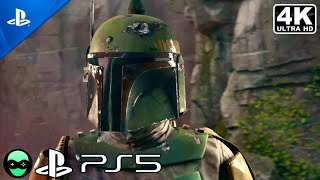 (PS5) Boba Fett Confronts Cal Kestis Boss Fight Scene - Star Wars Jedi Survivor (4K 60FPS)