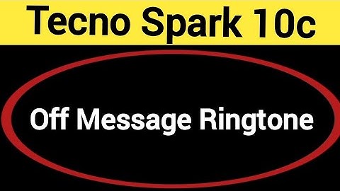 How to turn off message ringtone, Tecno Spark 10c me message sound band kaise karen, message problem