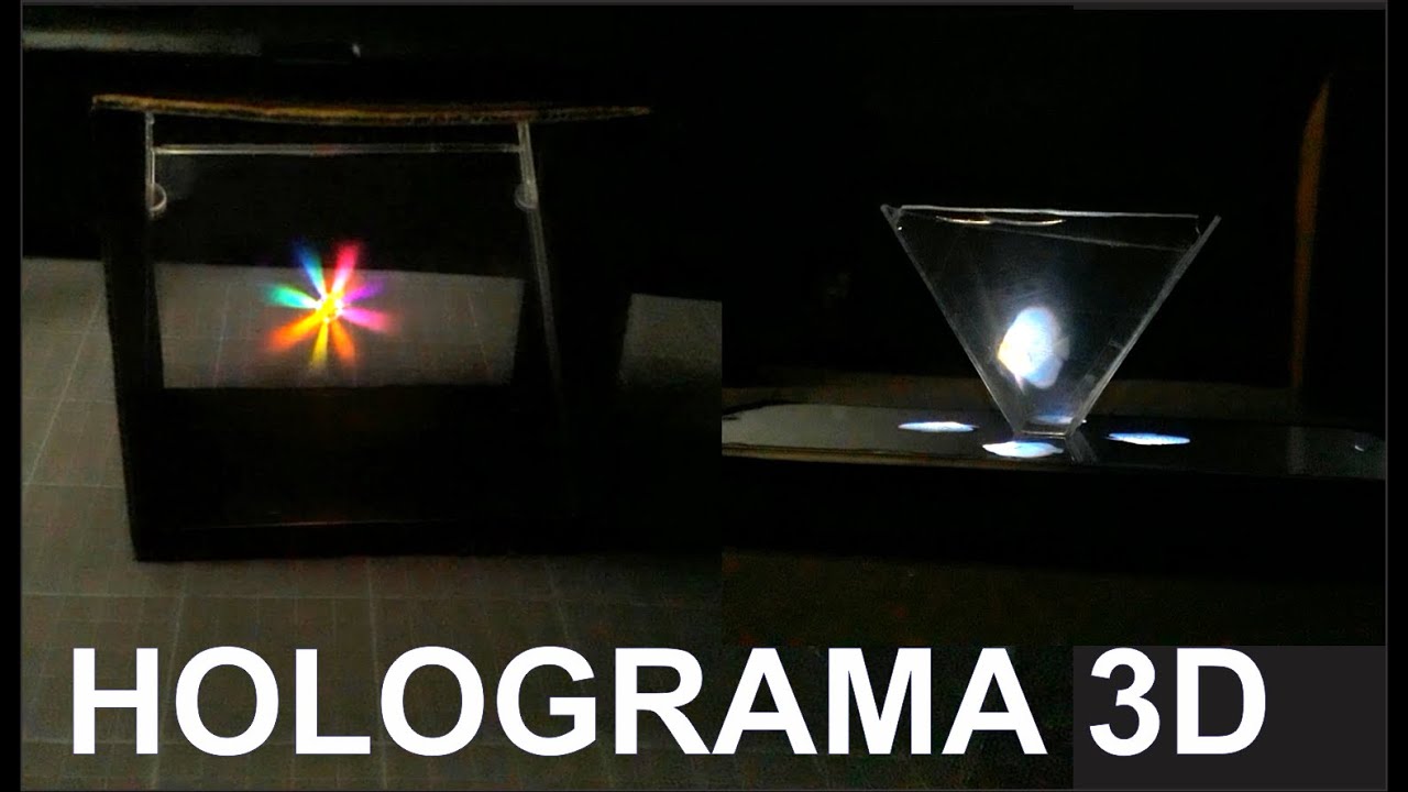 Holograma 3D casero #holograma #hologram #3dhologram #holograma3d #ki