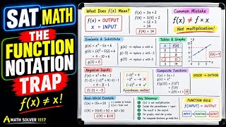 SAT Math | The Function Notation Trap