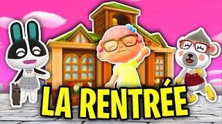 I'M OPENING MY NEW SCHOOL in ANIMAL CROSSING! 📝 #backtoschool