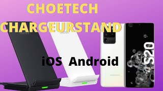 Unboxing Choetech Chargeur Induction Sans Fil Rapide 2 Packs, Support Chargeur 10W Moins De 30