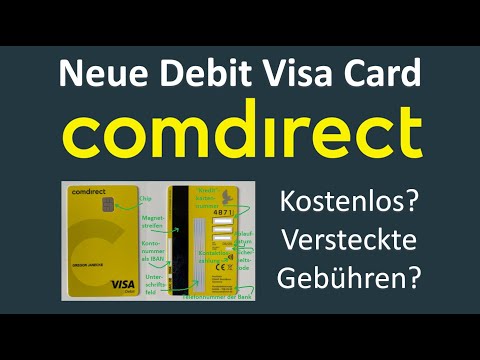 Comdirect Debit Visa Card | Kostenlos oder versteckte Gebühren?