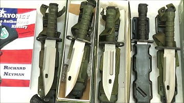 Buck 188 Phrobis M9 Bayonet MFK CUK Knife Collection History Review