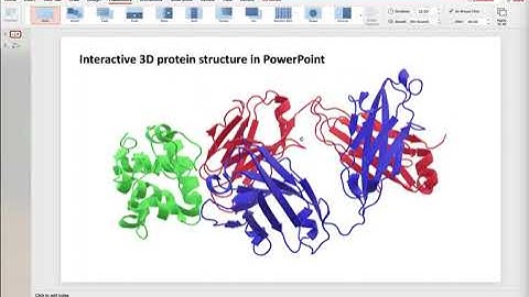 Add interactive 3D objects from PyMOL to PowerPoint