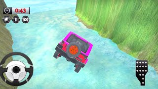 Jeep Driving Simulator Prado hill Drive - Challenge Race - Android Gameplay screenshot 4