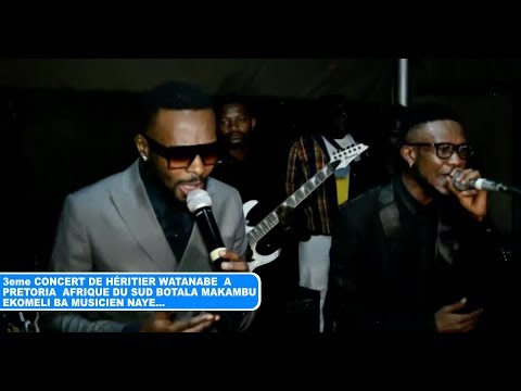 3eme CONCERT HÉRITIER WATANABE A PRETORIA AFRIQUE DU SUD BOTALA MAKAMBU EKOMELI BA MUSICIEN NAYE