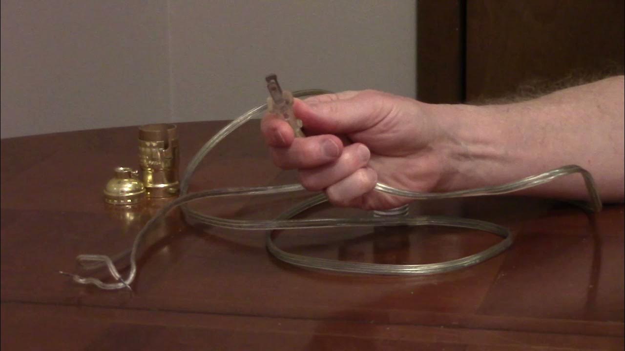Which Wire is Hot on a Lamp Cord - YouTube